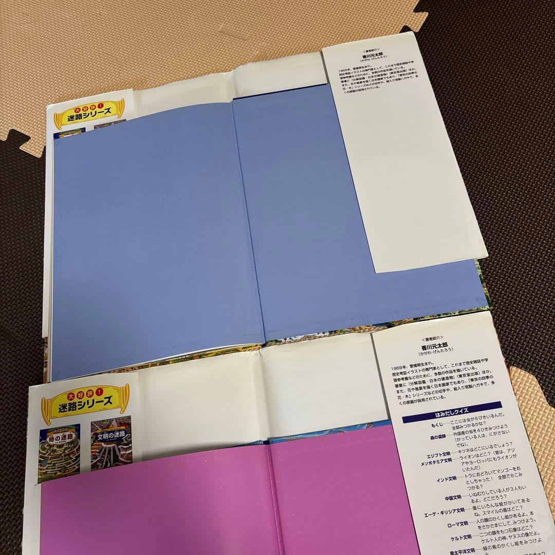 迷路　絵本　香川元太郎　時の迷路、続・時の迷路乗り物の迷路　等　計10点
