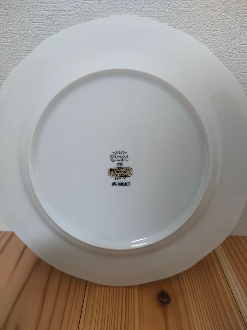 【新品未使用】Richard Ginori 　イタリアンフルーツ　プレート