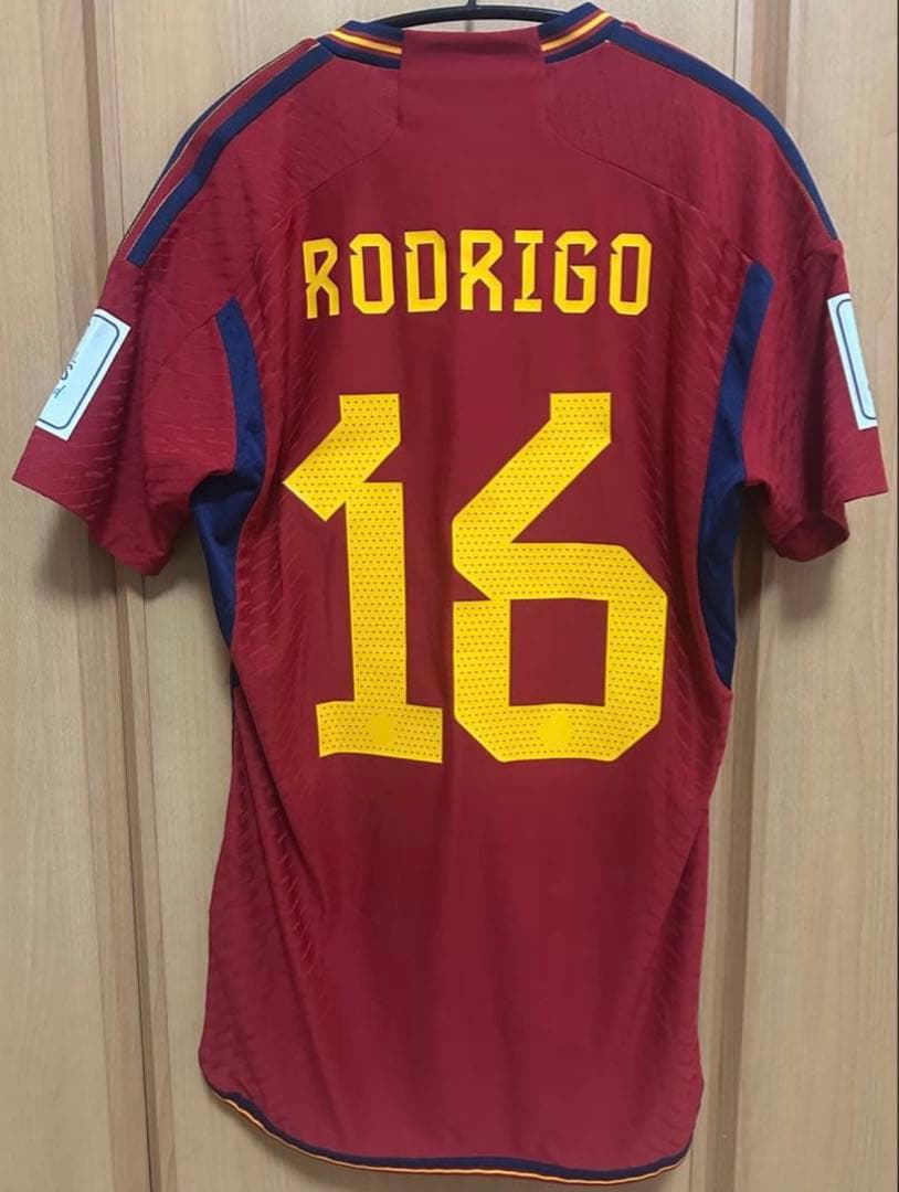 【正規品】ロドリ　スペイン代表　ユニホーム　オーセンティック
