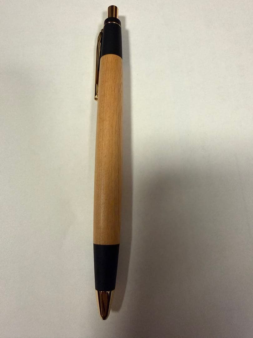 新品　野原工芸　木曽檜のシャープペンシル × 1 金具の色: ゴールド名入れなし