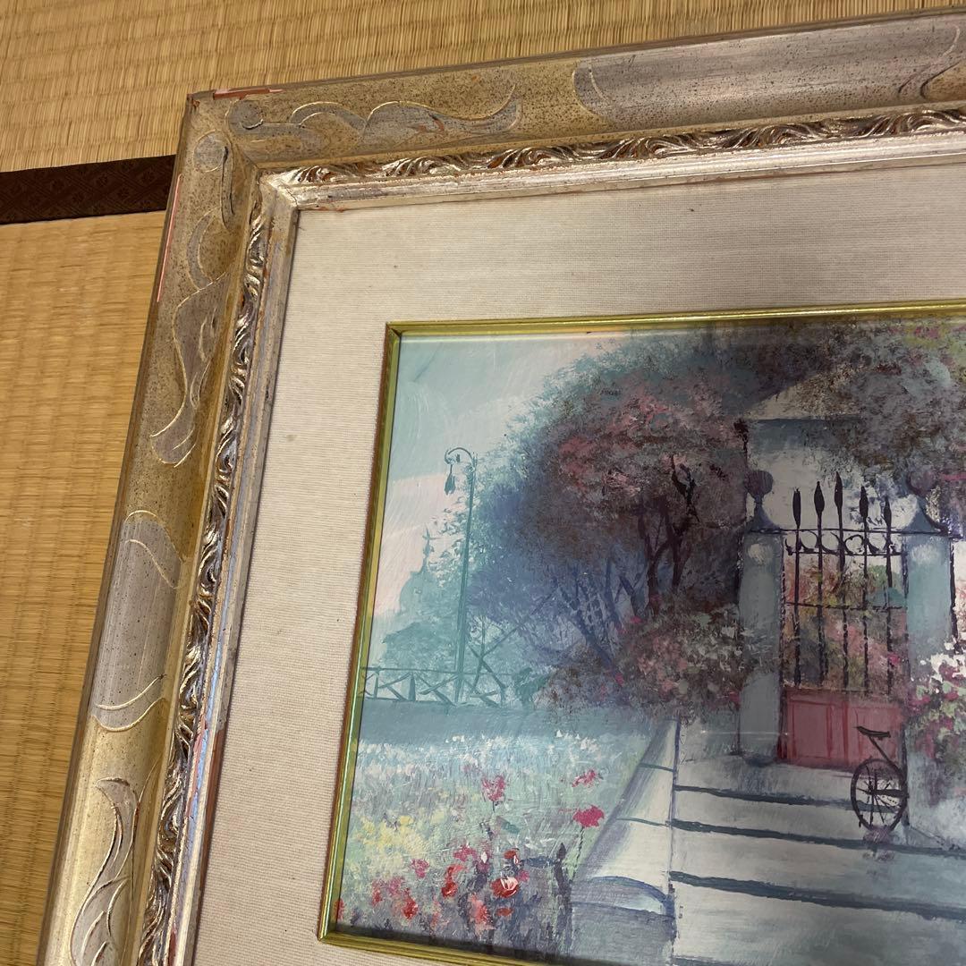 SALE!!! 油絵 25年前イタリアの骨董市で購入