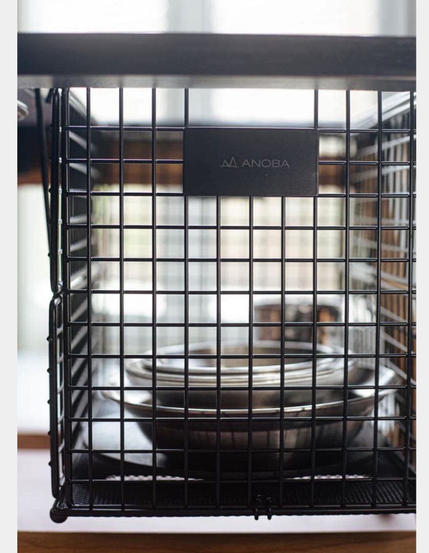 ANOBA フォールディングワイヤーバスケット M