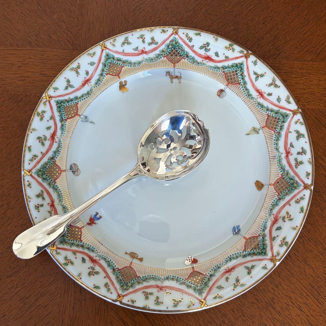 【レア美品】フランス製　クリストフル★クリュニー★穴あきスプーン