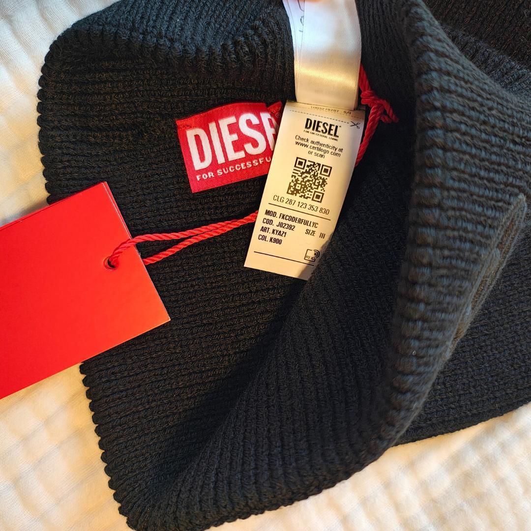 SALE★新品★ DIESEL ニット帽 ブラック