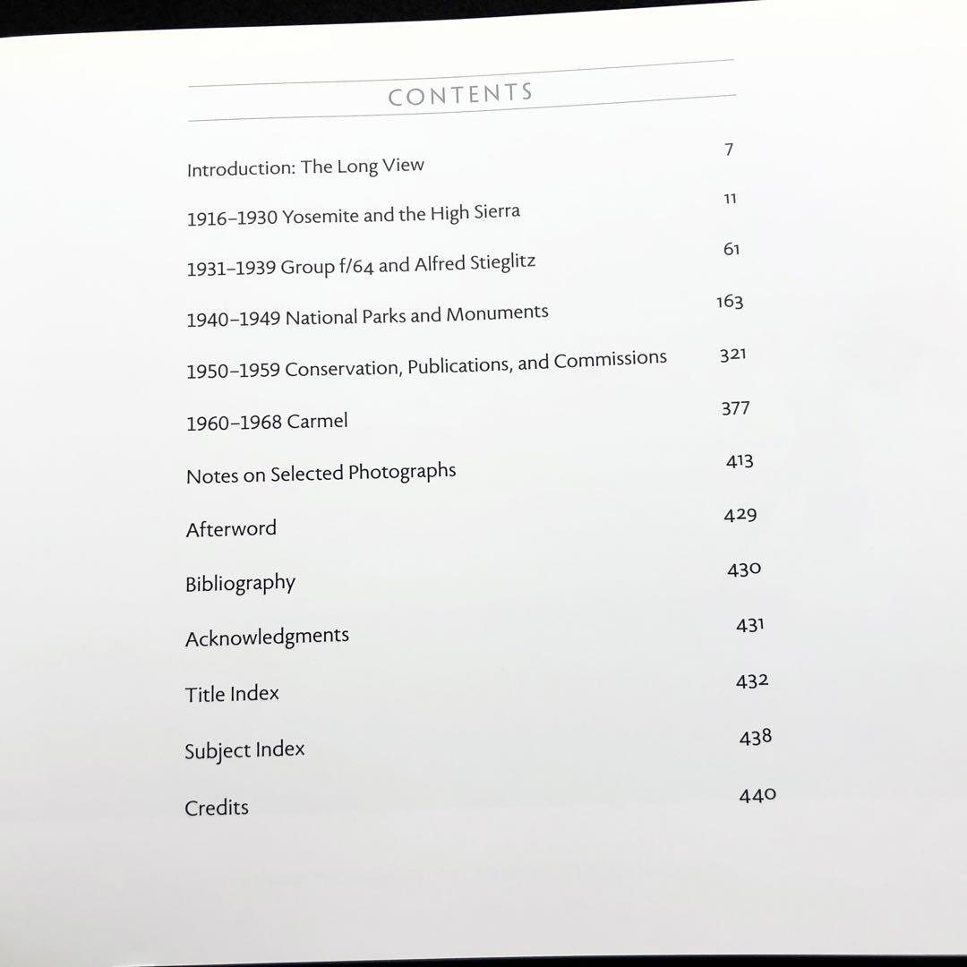 アンセル・アダムス 写真集「400 Photographs」ハードカバー版