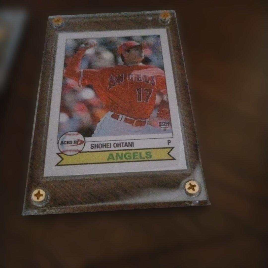 大谷サインフォトと日ハムチャンピオンカード　週間ベースボール　値引き可能