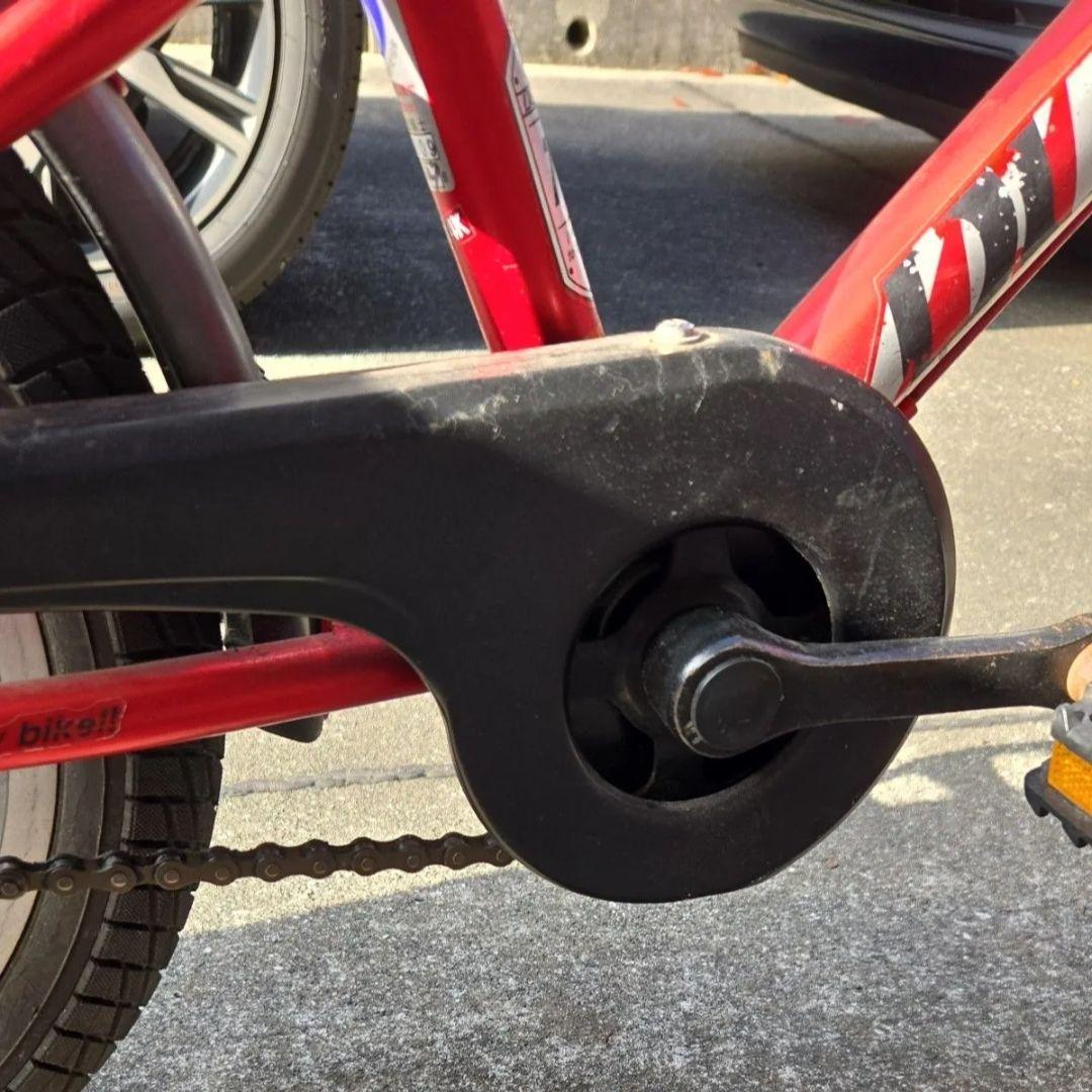 子供用 自転車　アサヒ　16インチ　赤　レッド　補助輪有り　 直接引取り　鹿児島