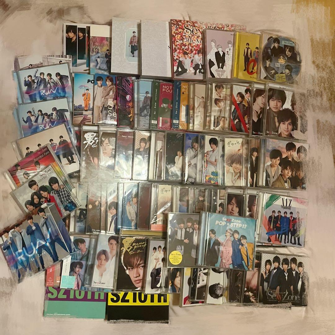 CD53枚 グッズ47点 Sexy Zone アルバム まとめ売り ペンライト