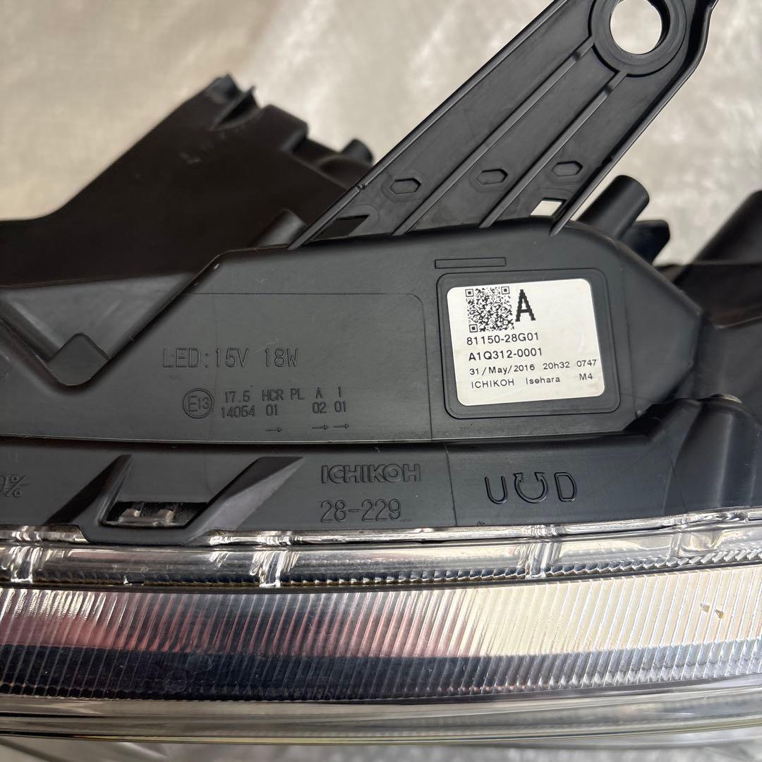 80 前期 ヴォクシー 左 LED ヘッドライト