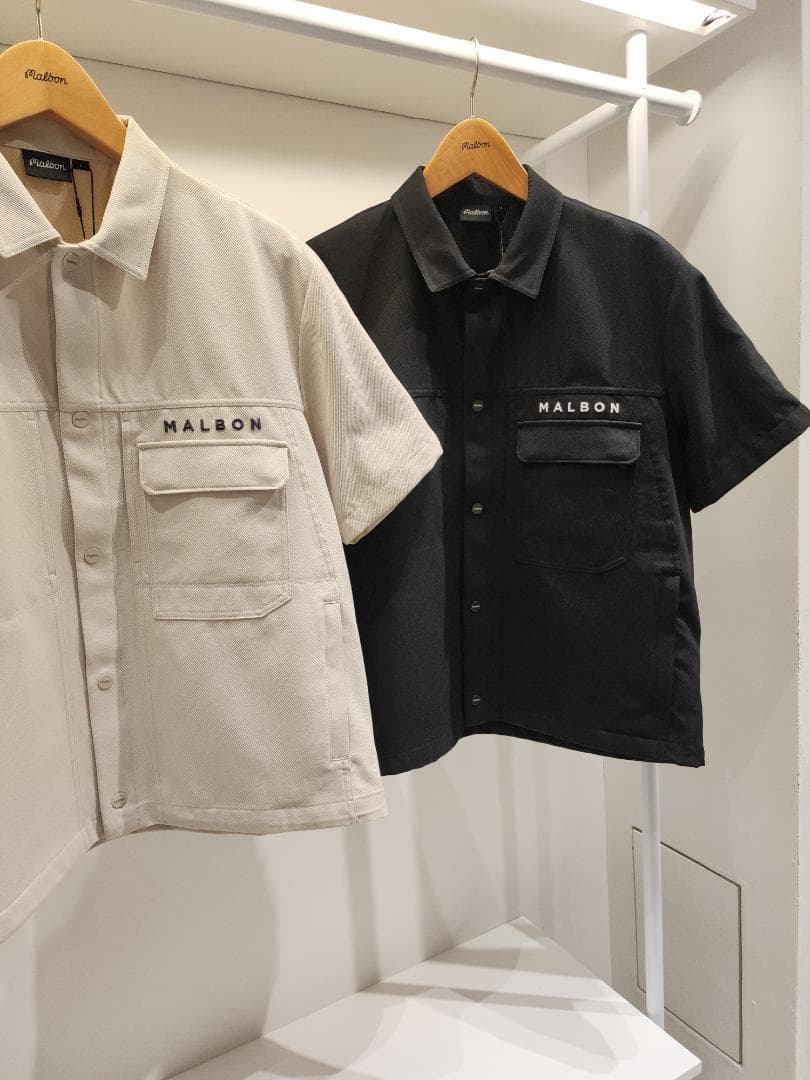 Malbon セットアップ ブラック 上下セット ミニマルデザイン 新品✨⛳