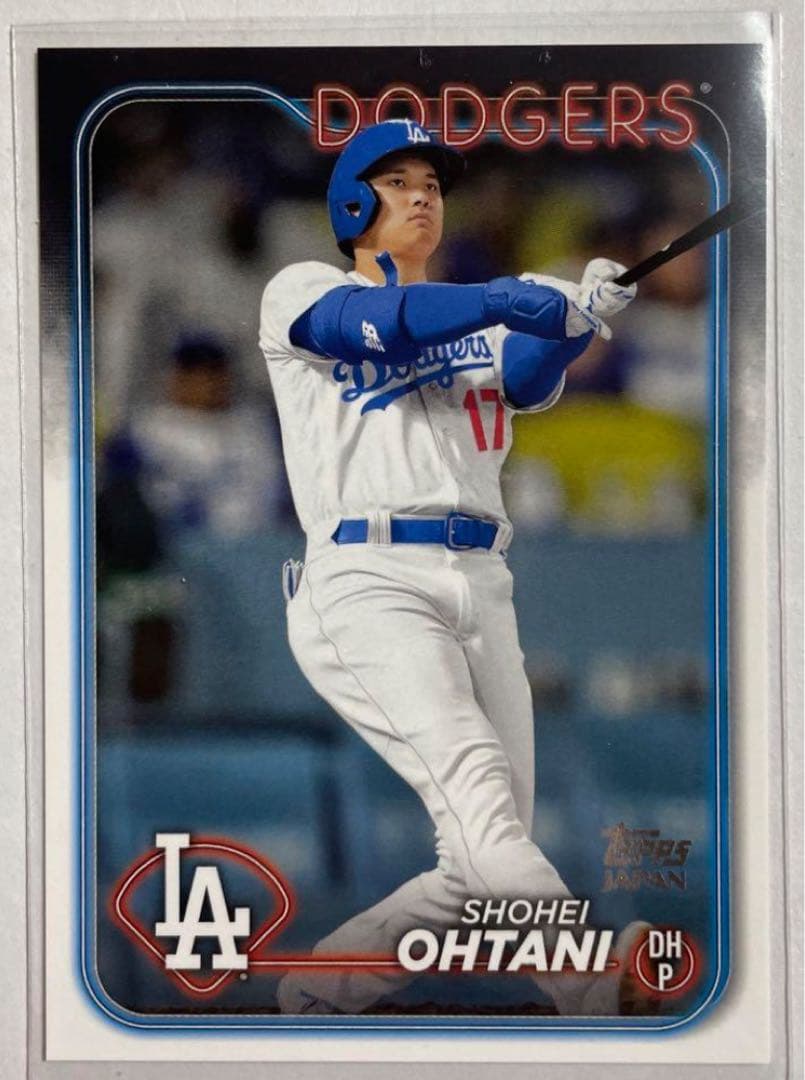 大谷翔平モデル Tシャツ TOPPSコラボ ロサンゼルス ドジャースサイズL