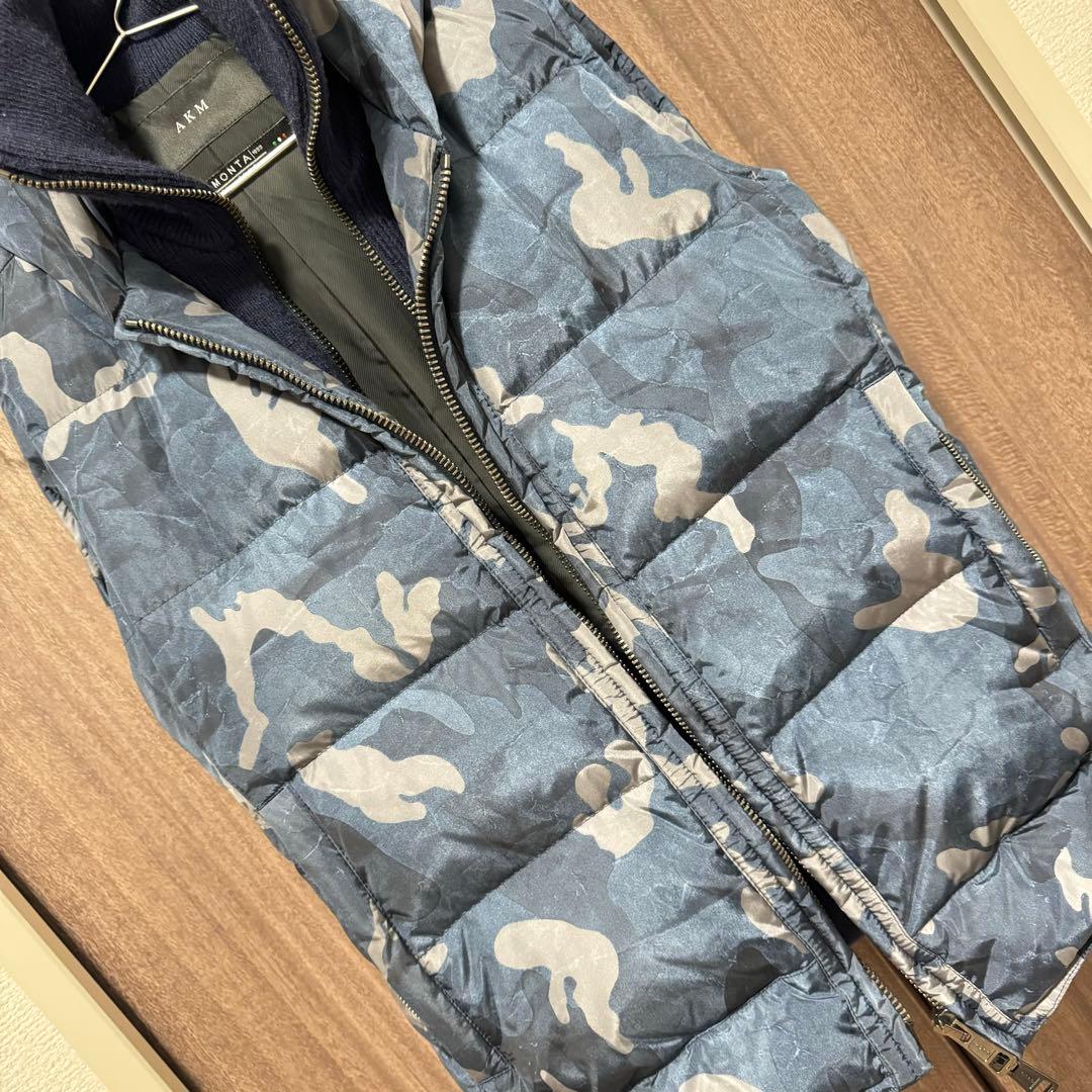【入手困難】AKM LIMONTA CAMO BORDER SKI ダウンベスト