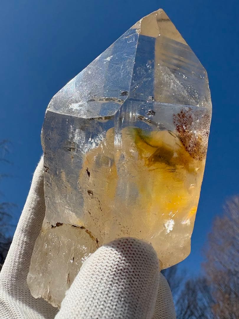 【匿名発送】マニカラン産リモナイトインクォーツ