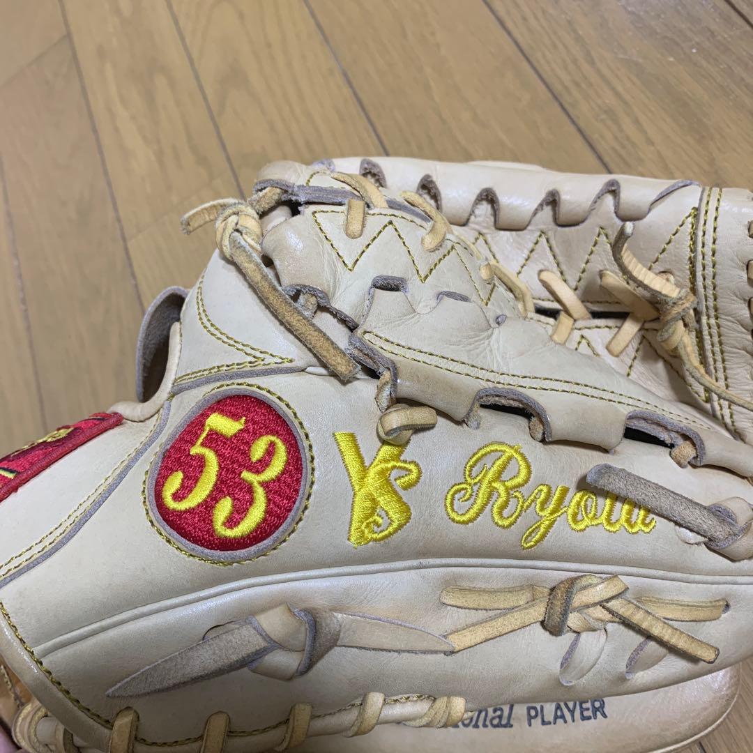 Rawlings ヤクルト　五十嵐亮太　直筆サイン　支給品　実使用グローブ
