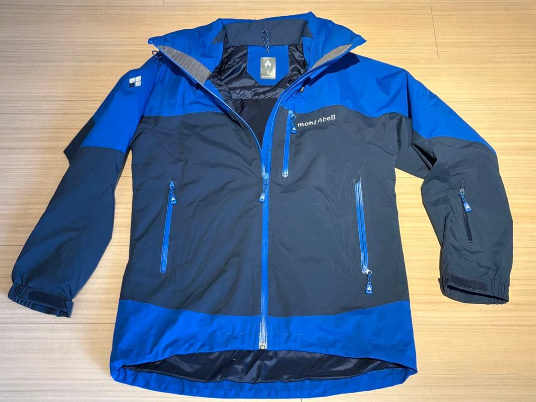 モンベル mont-bell スノーウェア上下セット Sサイズ メンズ