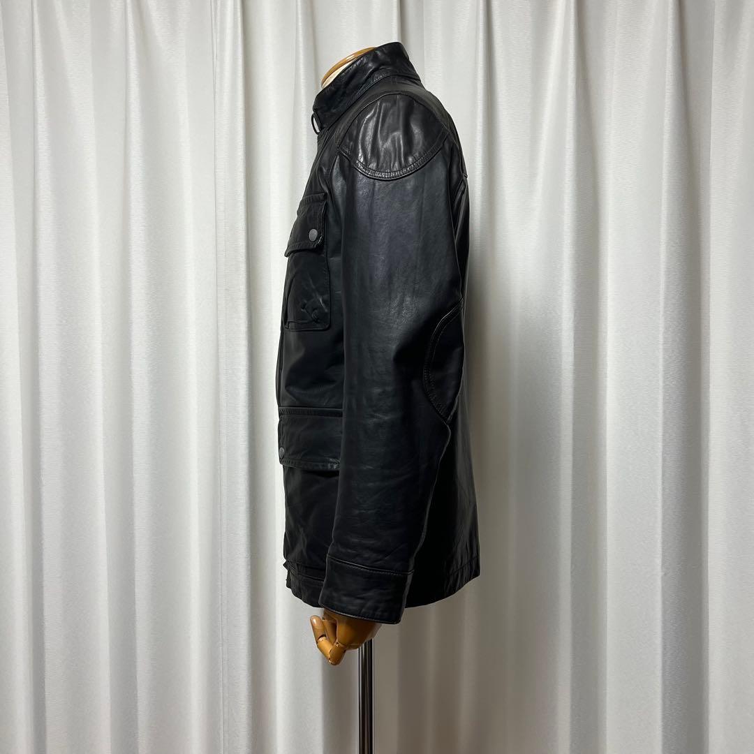 バナナリパブリック　レザージャケット　フィールドジャケット　ミリタリージャケット