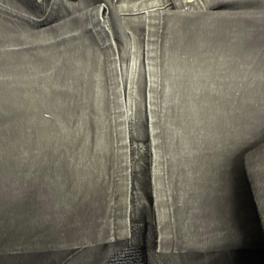 ブ*ン様 Dior Homme 07aw コーティング デニム ブラック　W32