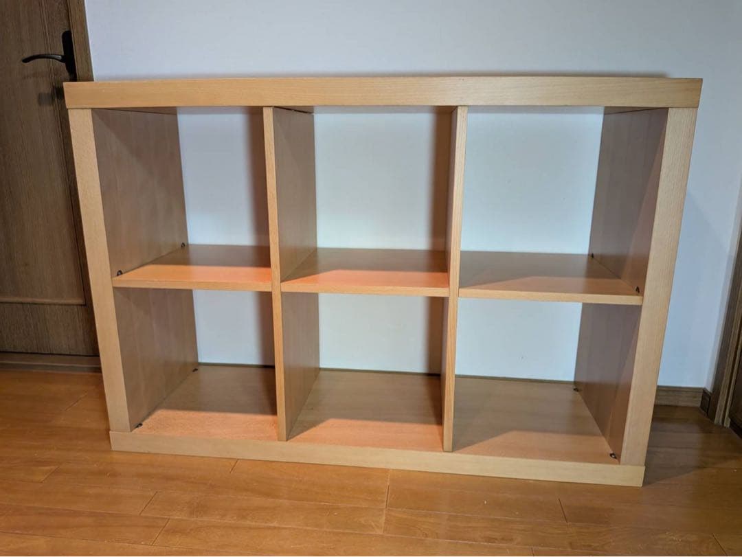 ■送料込■無印良品 オープンシェルフ 木製棚 スタッキング キャスター 収納