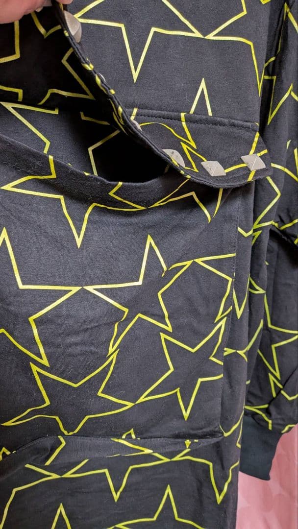 SUPER　LOVERS パーカー　星柄