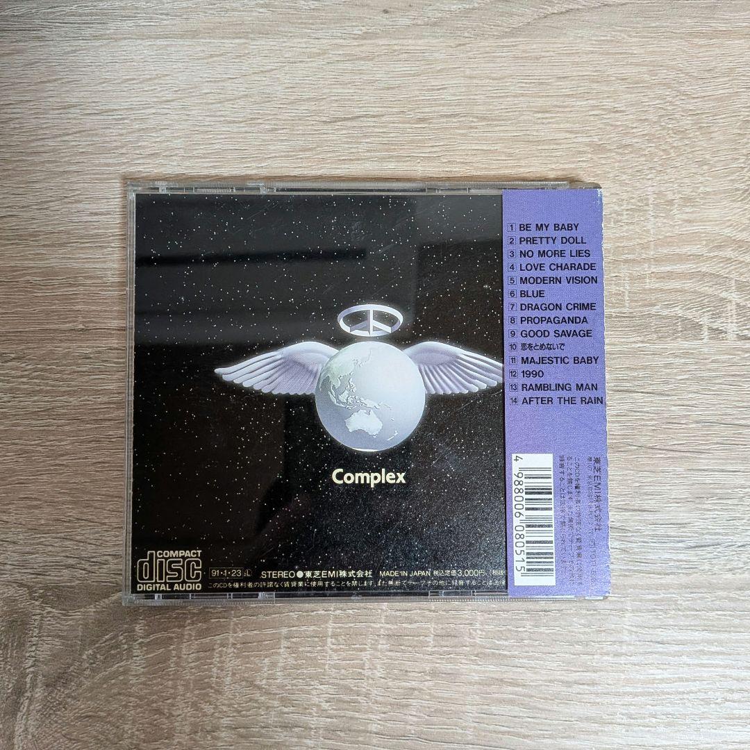 COMPLEX 帯付アルバムCD 3枚 シングルCD2枚セット