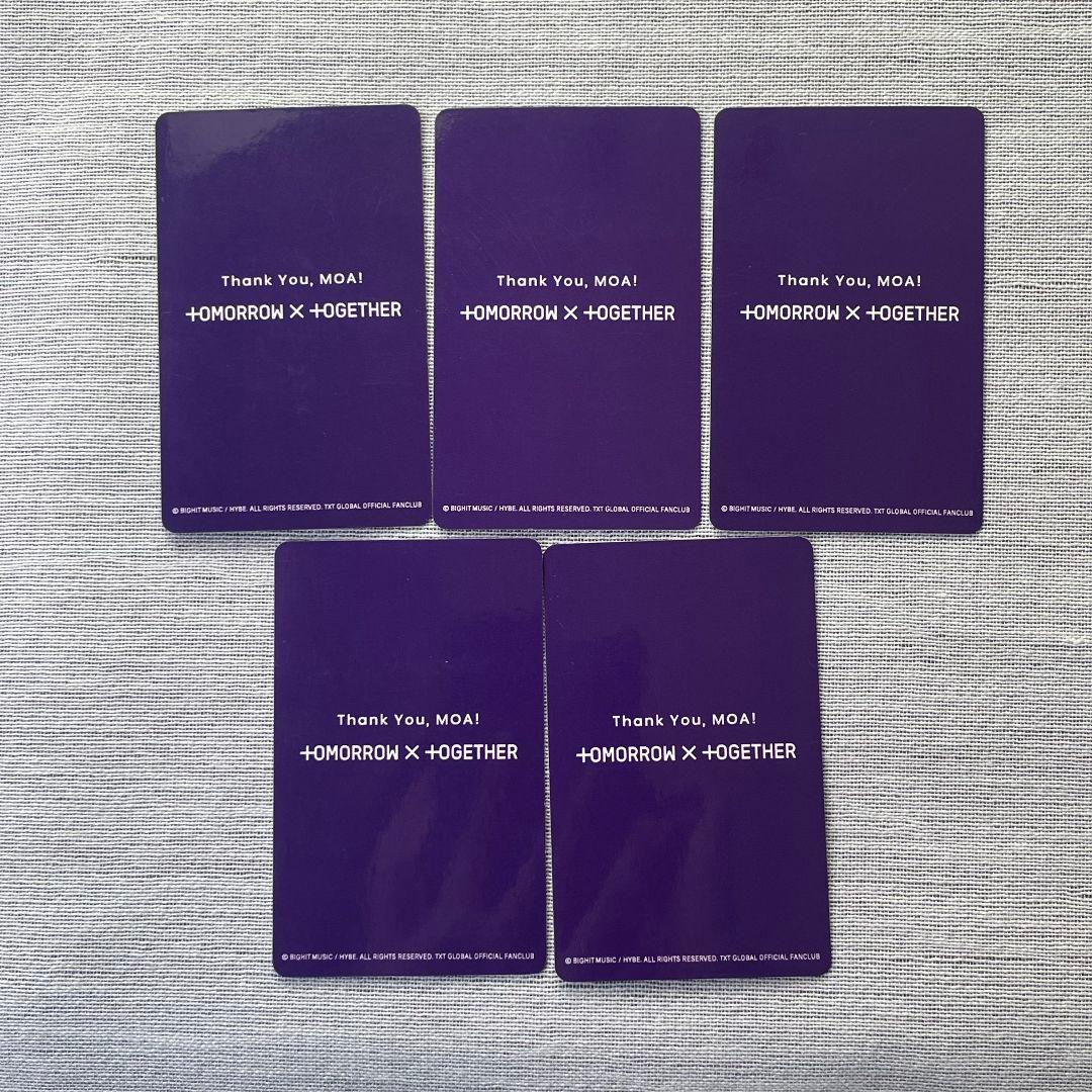 TXT FC 2024 トレカ 5枚 membership アンケ一ト