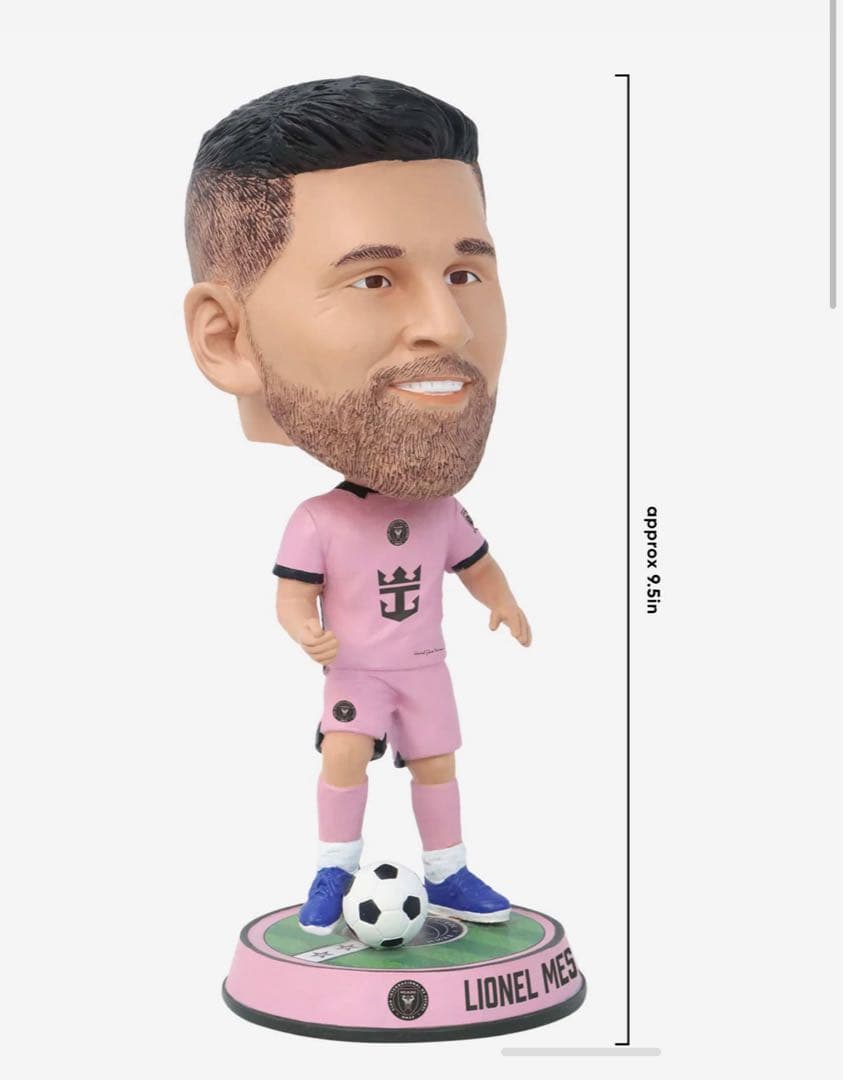 【正規品】リオネル・メッシ　インテルマイアミ　ボブルヘッド