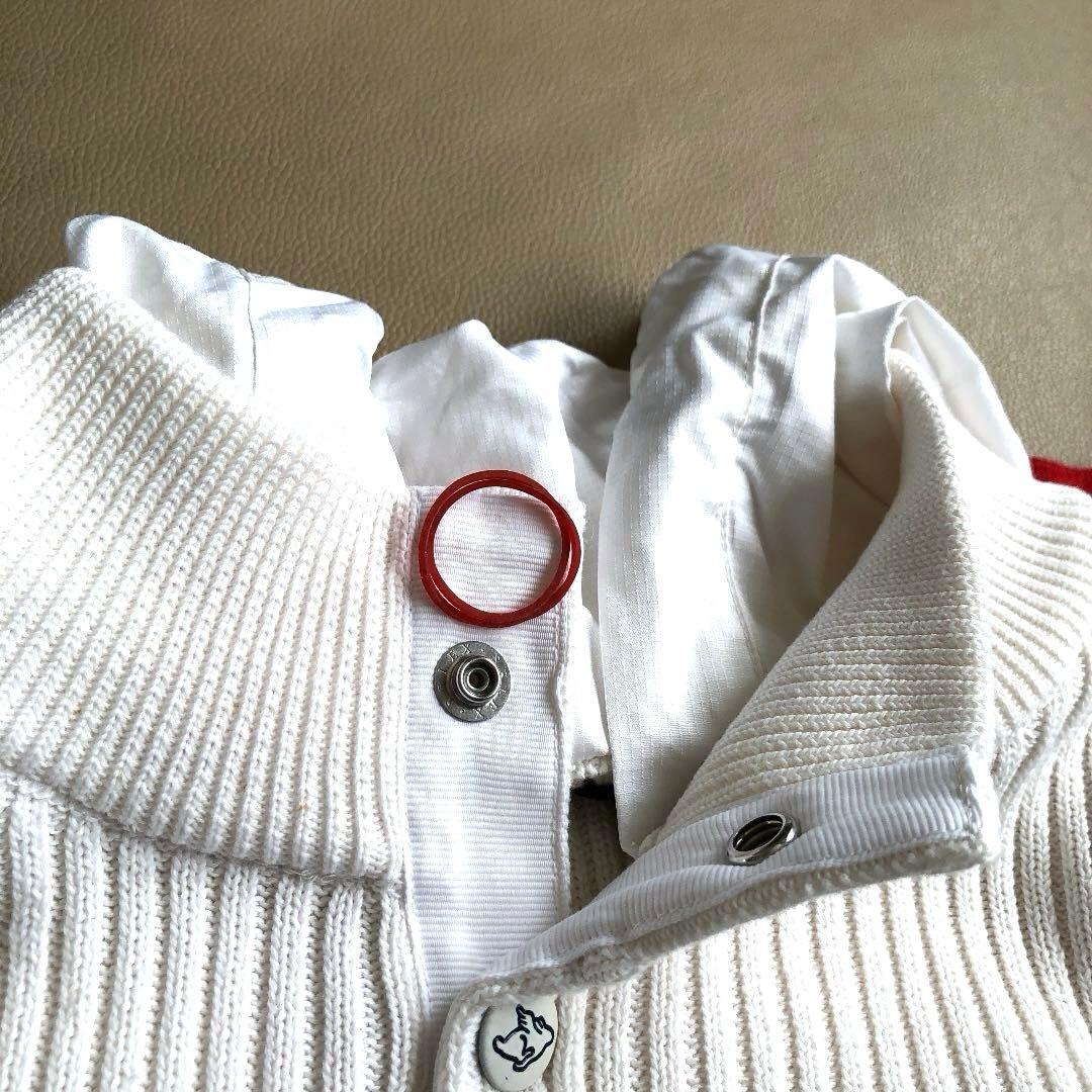 【未着用】パーリーゲイツ レディース フード付きニットカーディガン サイズ4