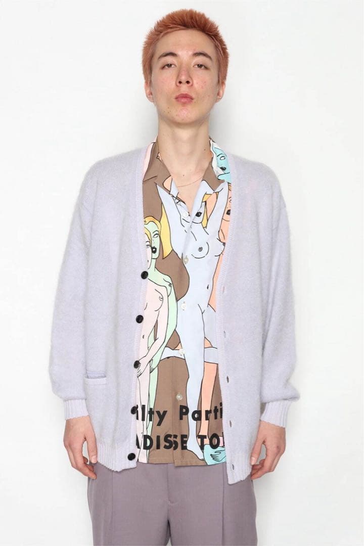 ワコマリア　スラックス　ライトパープル