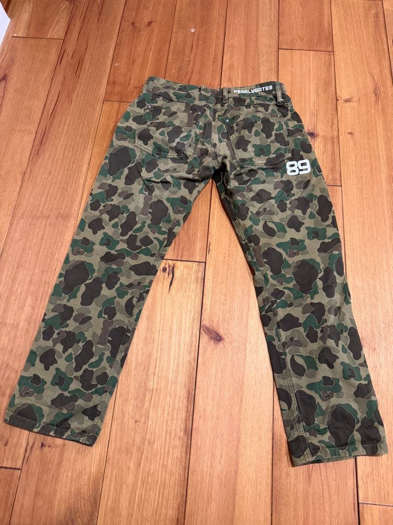 PEARLY GATES カモフラージュ スリムフィットパンツ