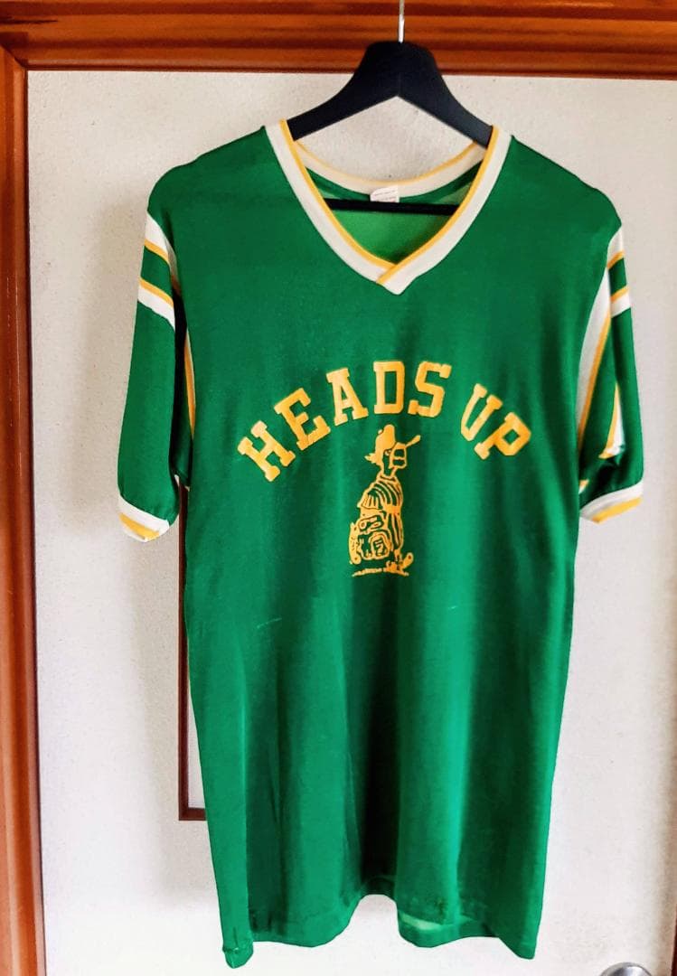 70s ビンテージ DURACK ナンバリング 両面プリント アスレチックT