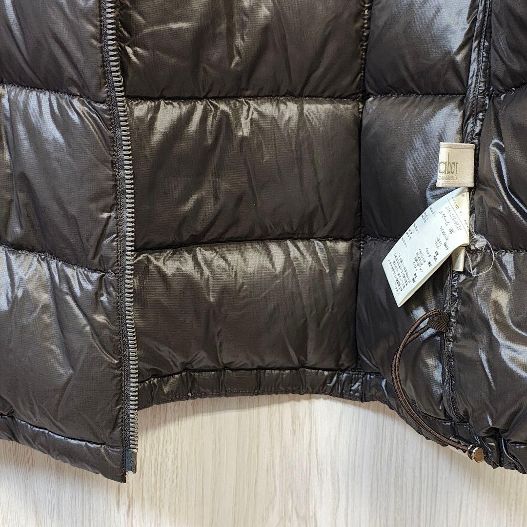 アダバット adabat ロング丈ダウンベスト 38 M ゴルフウェア 黒 軽量