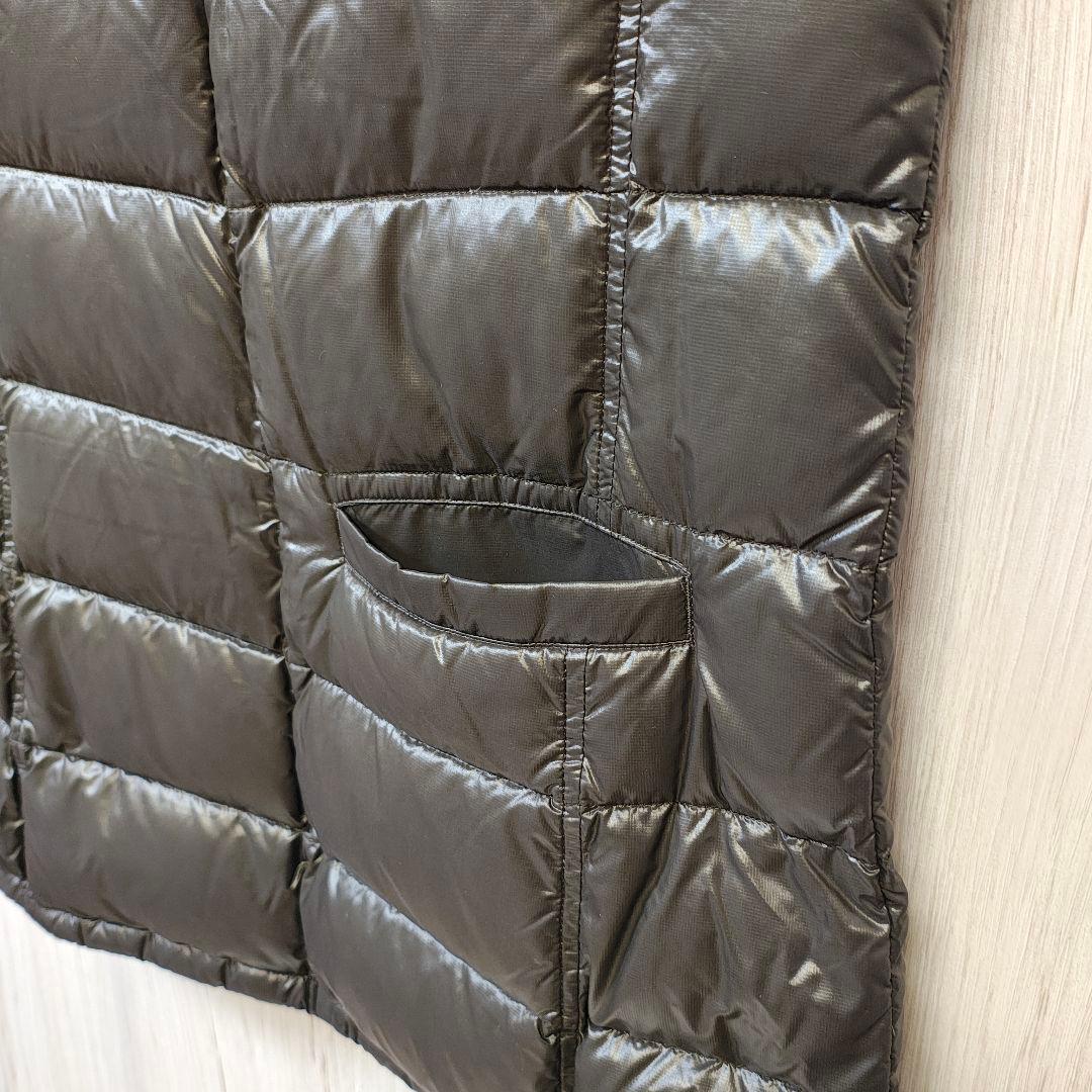 アダバット adabat ロング丈ダウンベスト 38 M ゴルフウェア 黒 軽量