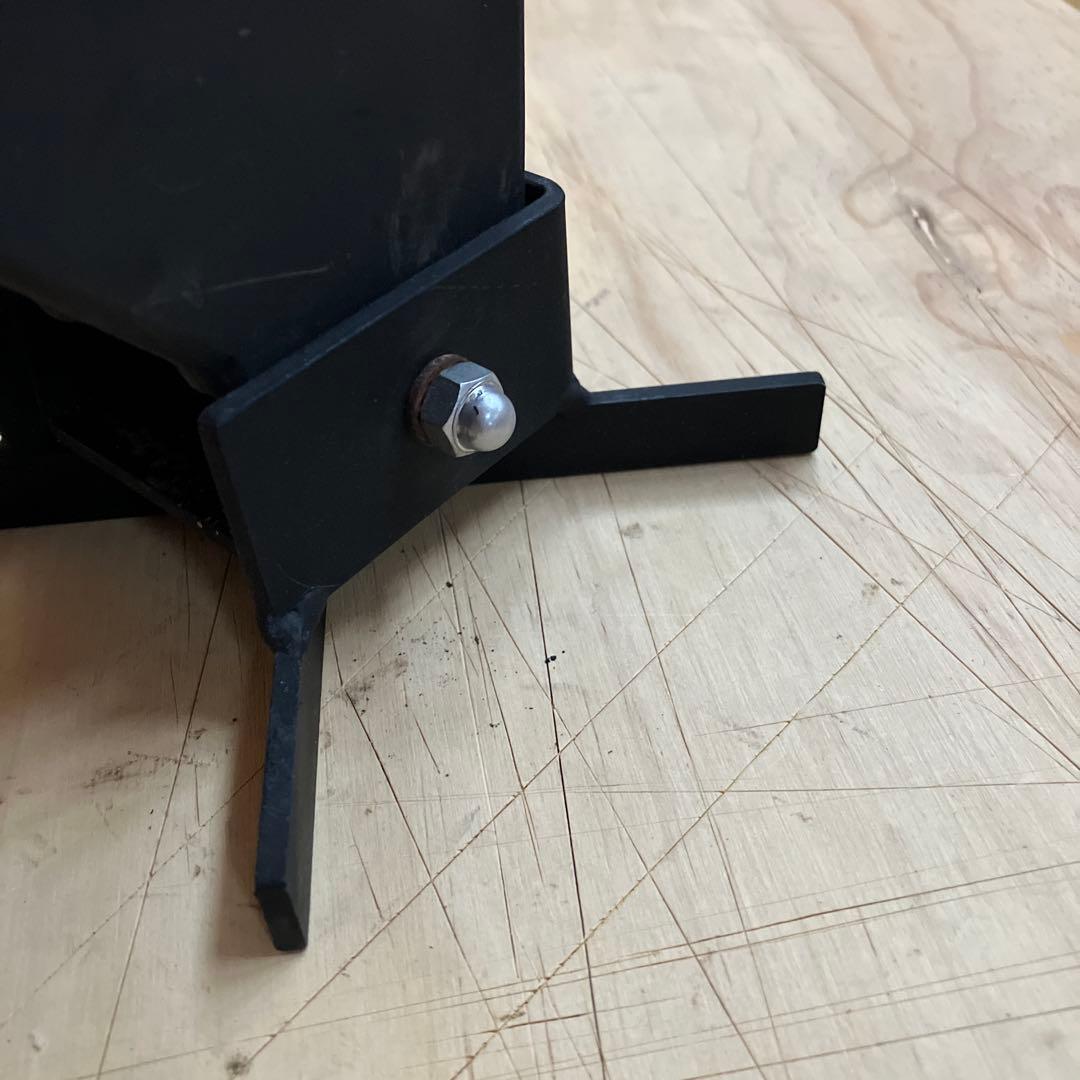 焚き火台スタンド ブラック　ロケットストーブ　小型