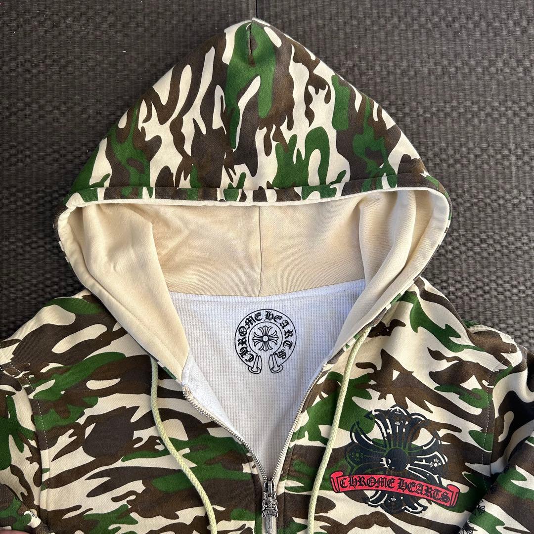 クロムハーツ　ジップパーカー　迷彩柄　XL USA