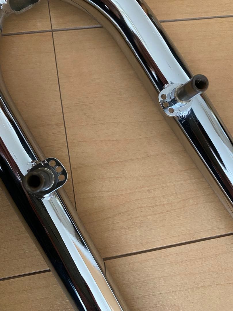 クロモリ　フロントフォーク 1インチ　ヴィンテージMTBに！　26インチ用