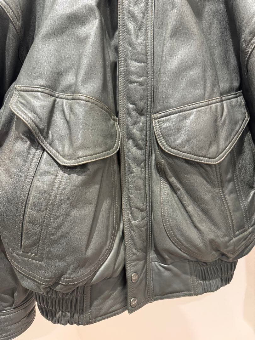 MIRAGE レザージャケット　our's モーガン蔵人着用(リブ型・色違い)