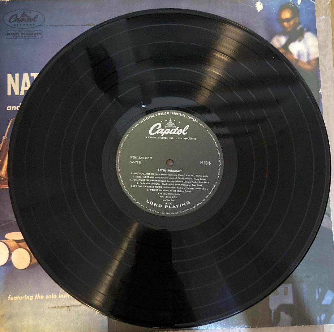 稀少ノルウェイオリジナルAfter Midnightナットキングコールレコード