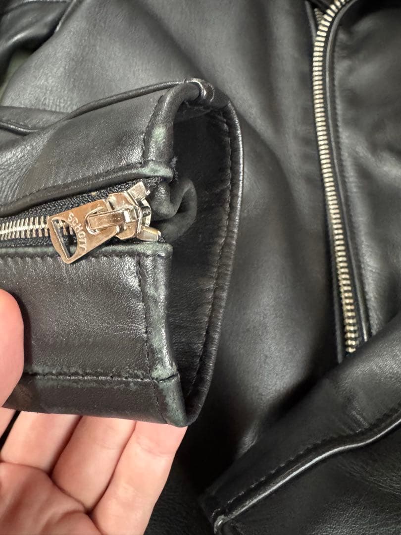 schott　613UST　ワンスター　ライダース　ダブル　レザージャケット