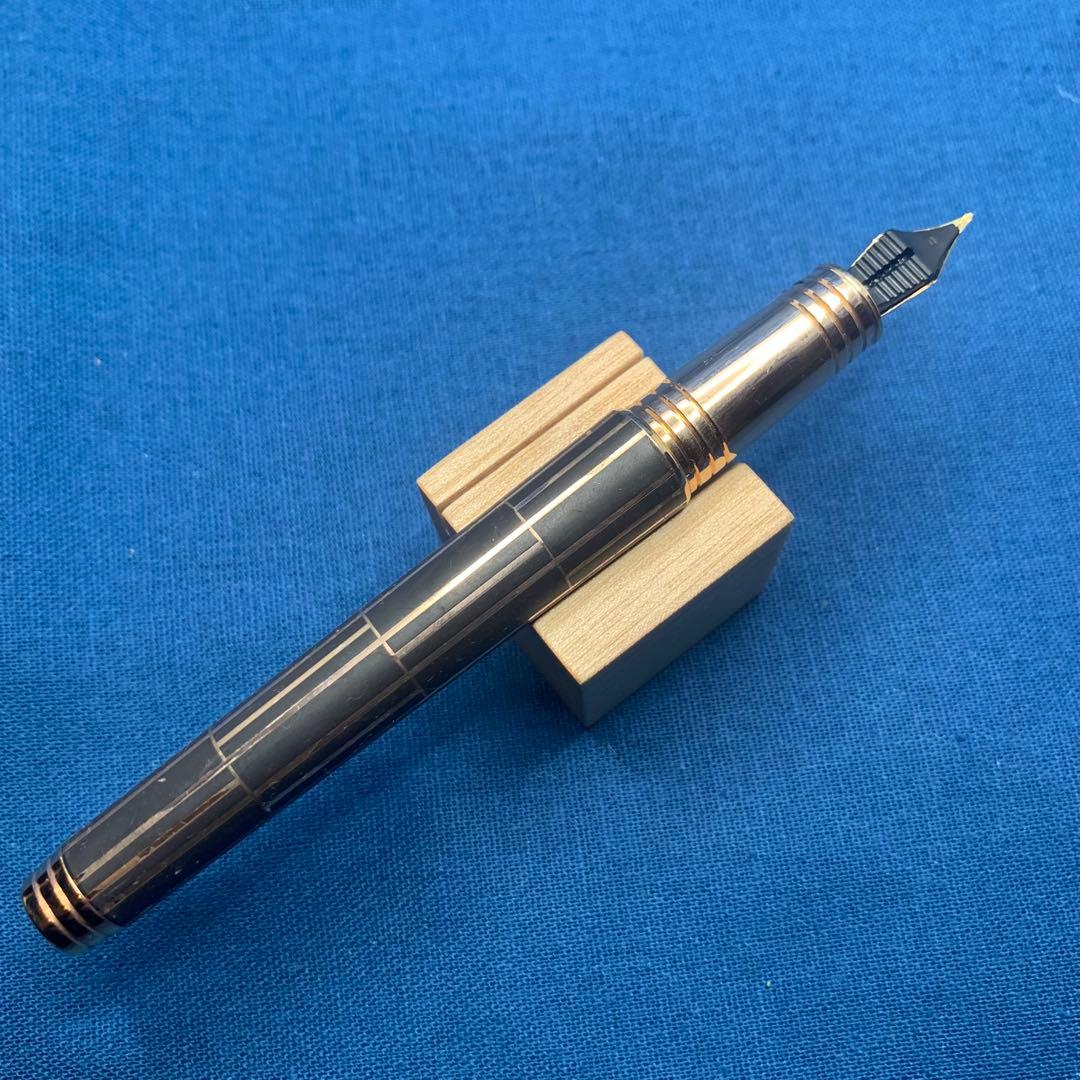 パーカー　プリミエ　18K F 万年筆　ラグジュアリー ブラウンPGT