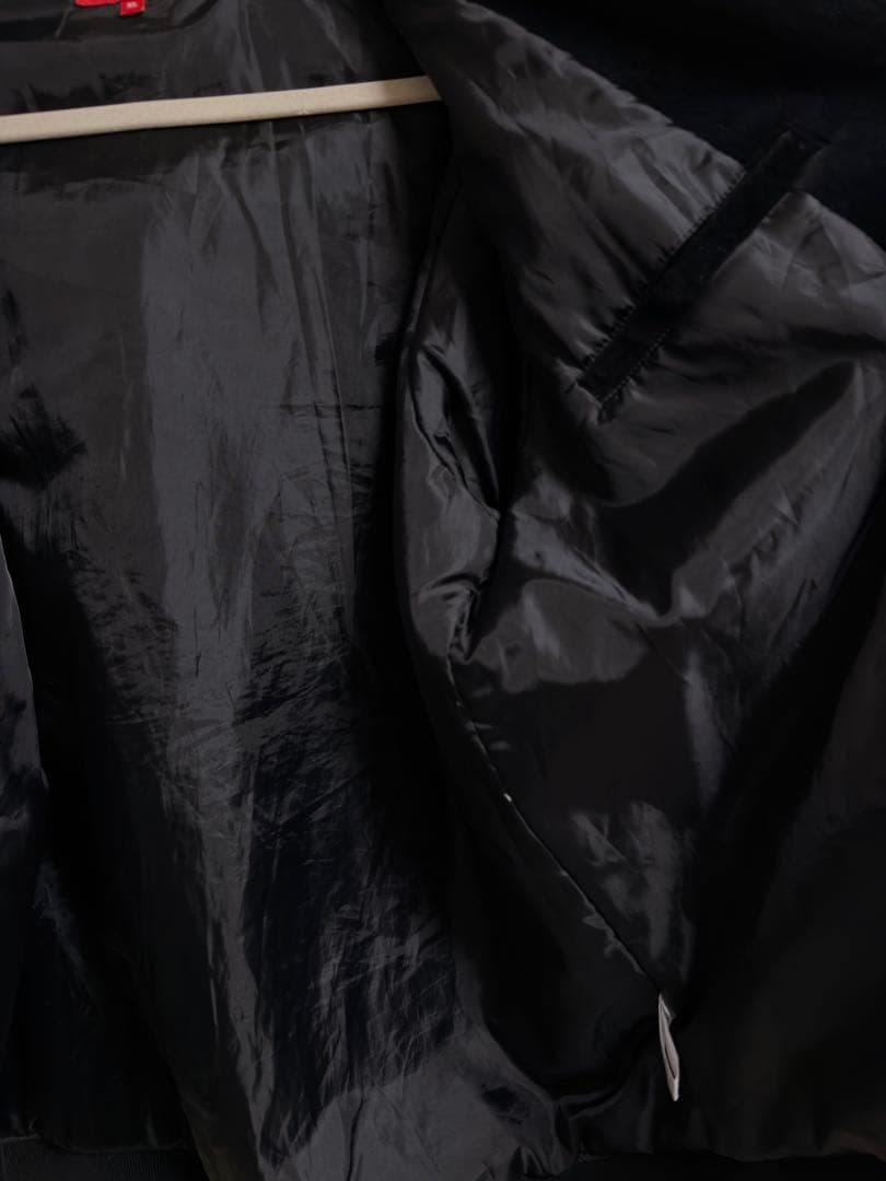 Supreme フード取り外し可能 別珍ジップパーカー ジャケット　ブラック美品