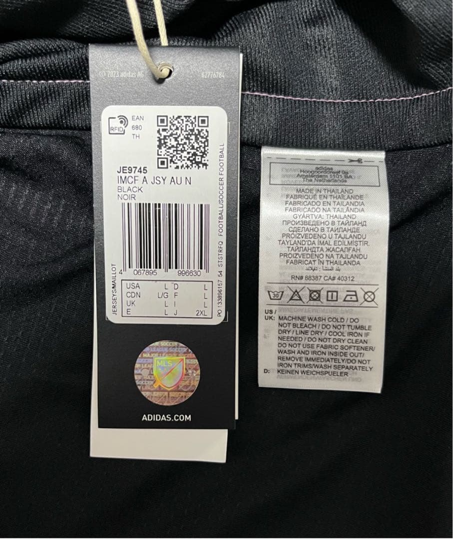 【新品・未使用・紙タグ付】インテルマイアミ メッシ ユニフォーム