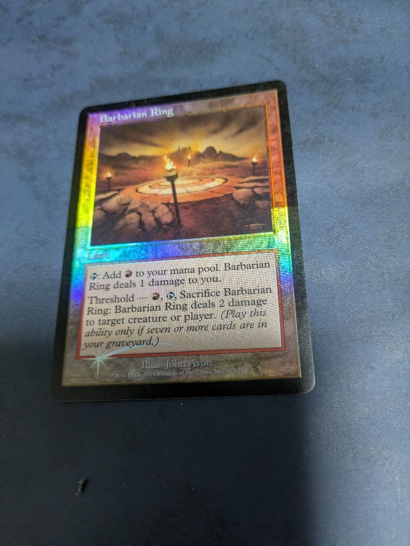 MTG 蛮族のリング Foil 英語 オデッセイ（※継ぎ目有り）