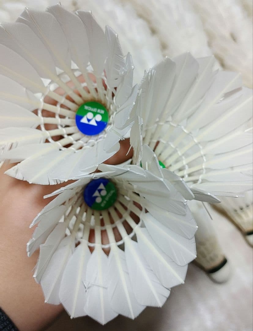 【中古】バドミントン用シャトル YONEX ニューオフィシャル 中古120個