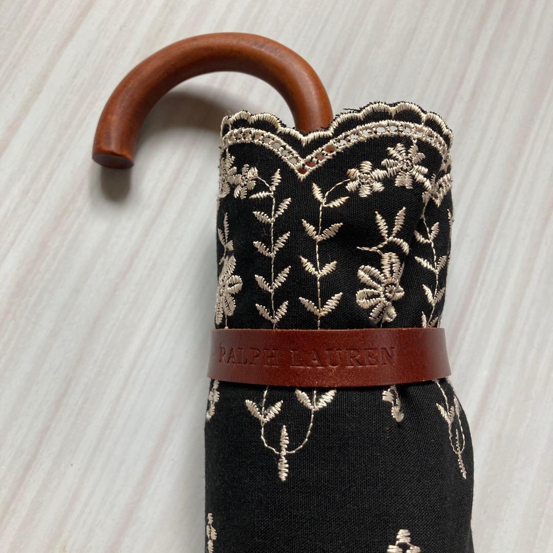 限定値引　ラルフローレン刺繍　折りたたみ日傘　７／３１日迄