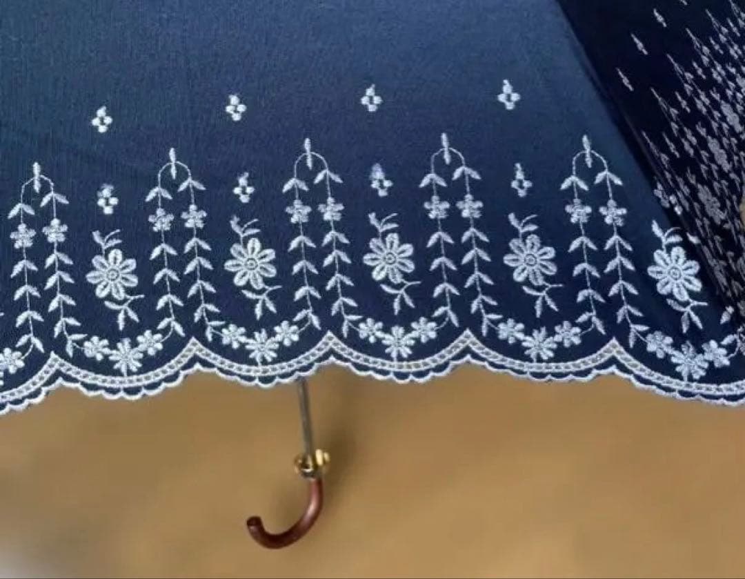 限定値引　ラルフローレン刺繍　折りたたみ日傘　７／３１日迄