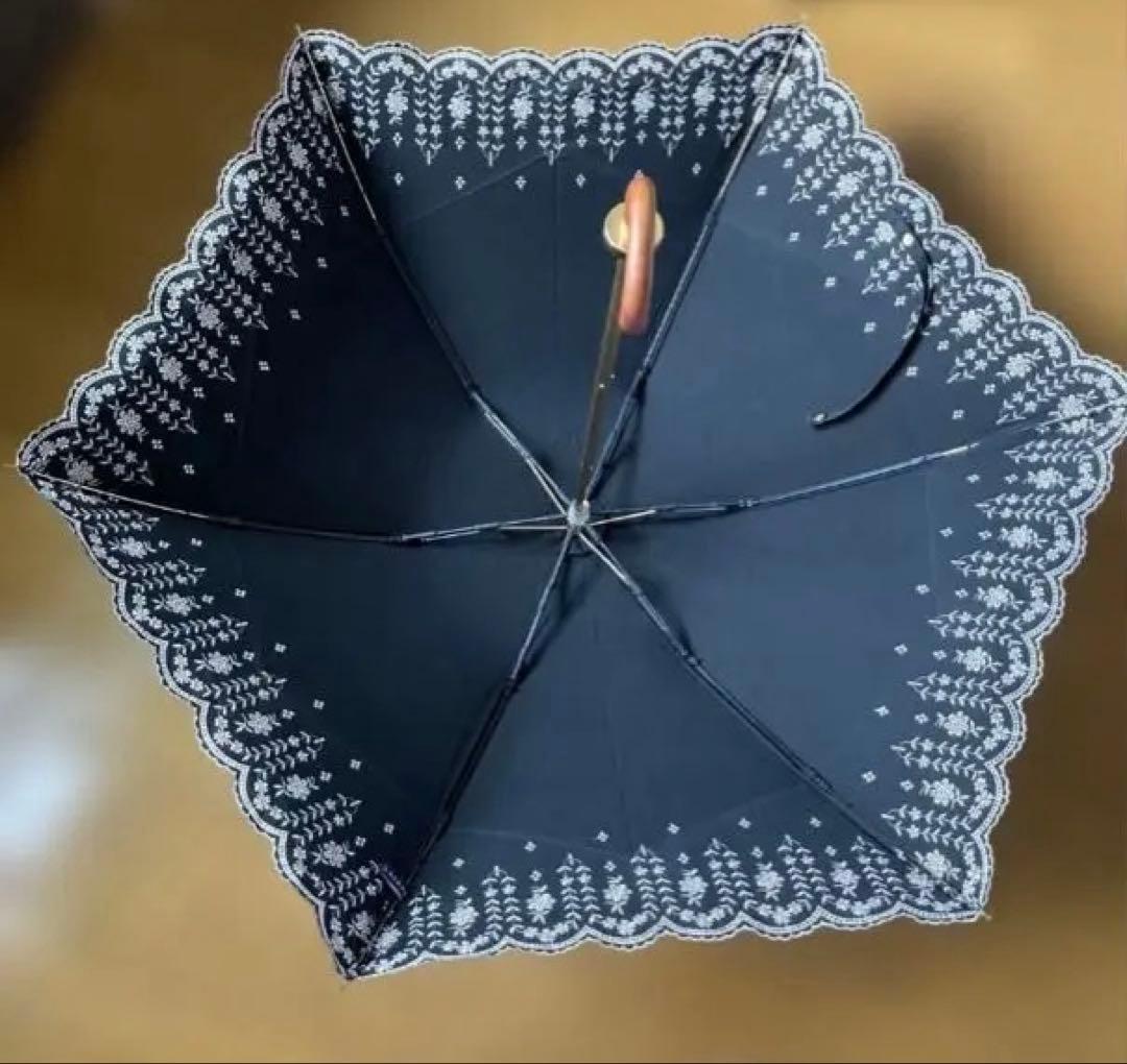 限定値引　ラルフローレン刺繍　折りたたみ日傘　７／３１日迄