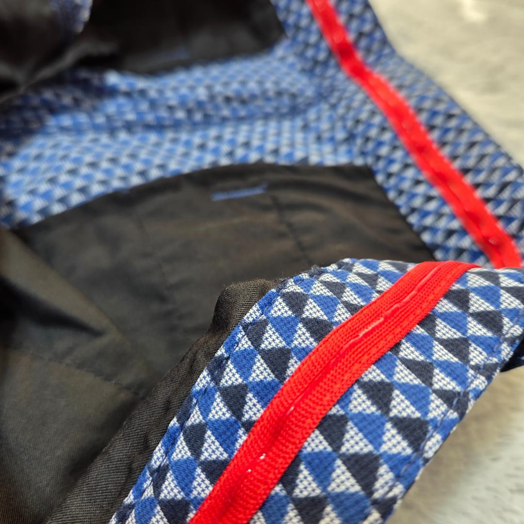 ブリヂストン　ゴルフ　パンツ　ストレッチ　３D立体　UVカット　tourB　青