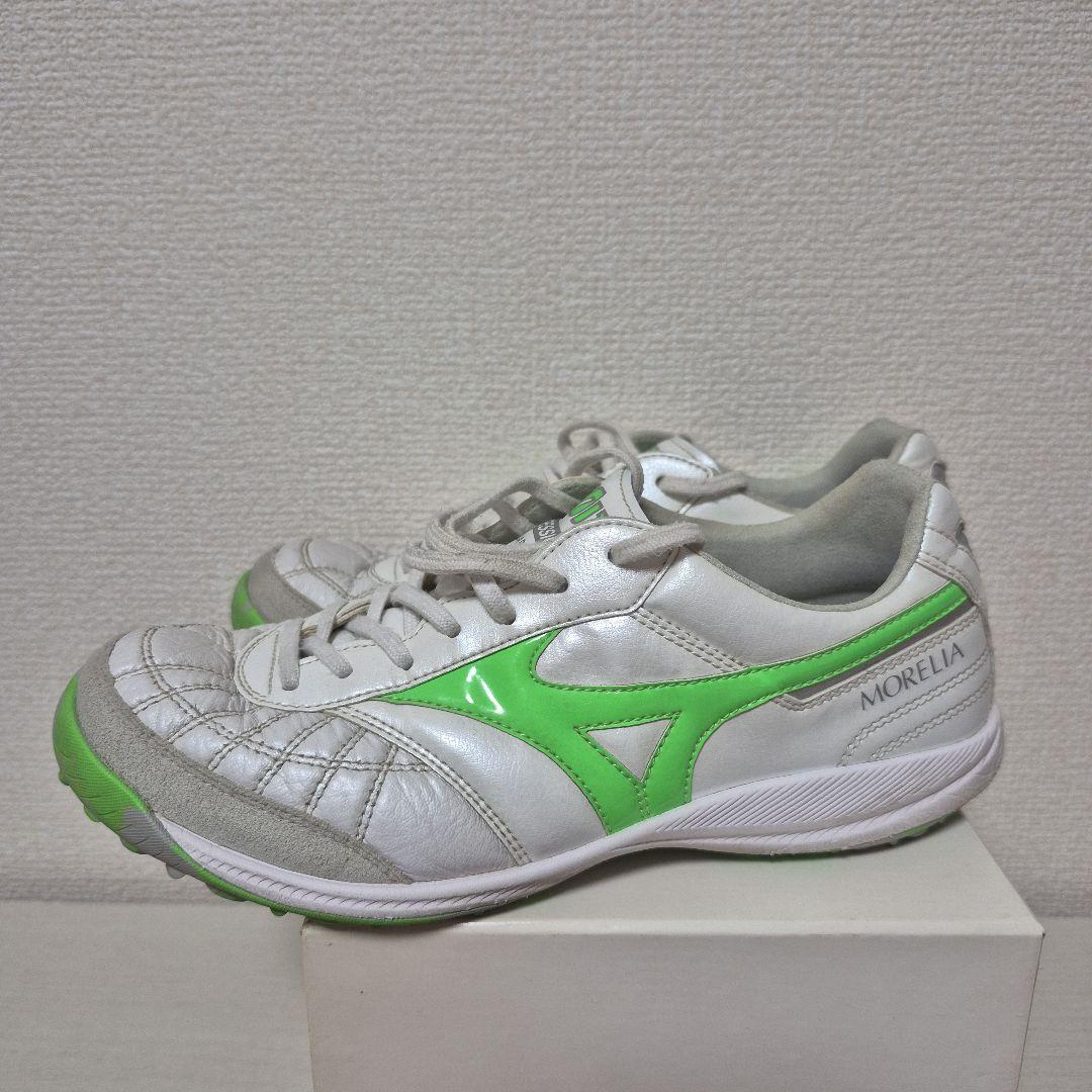 ミズノ モレリア SALA ELITE TF(ホワイト×グリーン) 2
