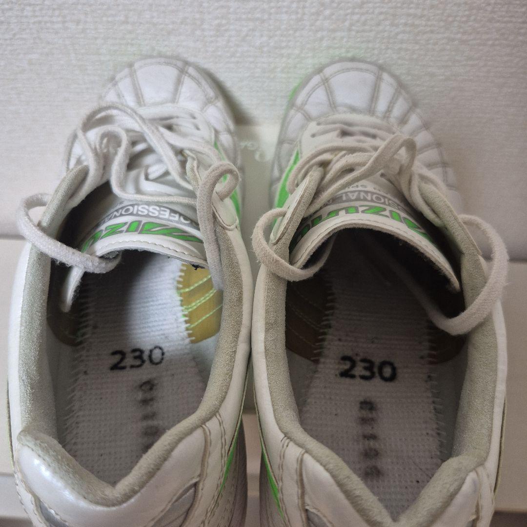 ミズノ モレリア SALA ELITE TF(ホワイト×グリーン) 2