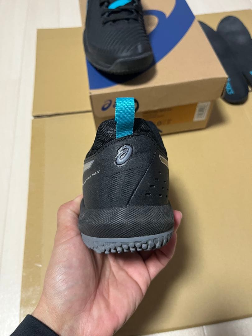 ASICS PRESTIGE NEO OC 25.0cm ブラック/ブルー